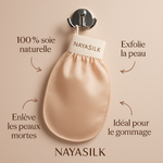 Gant Exfoliant en Soie Naturelle – NayaSilk